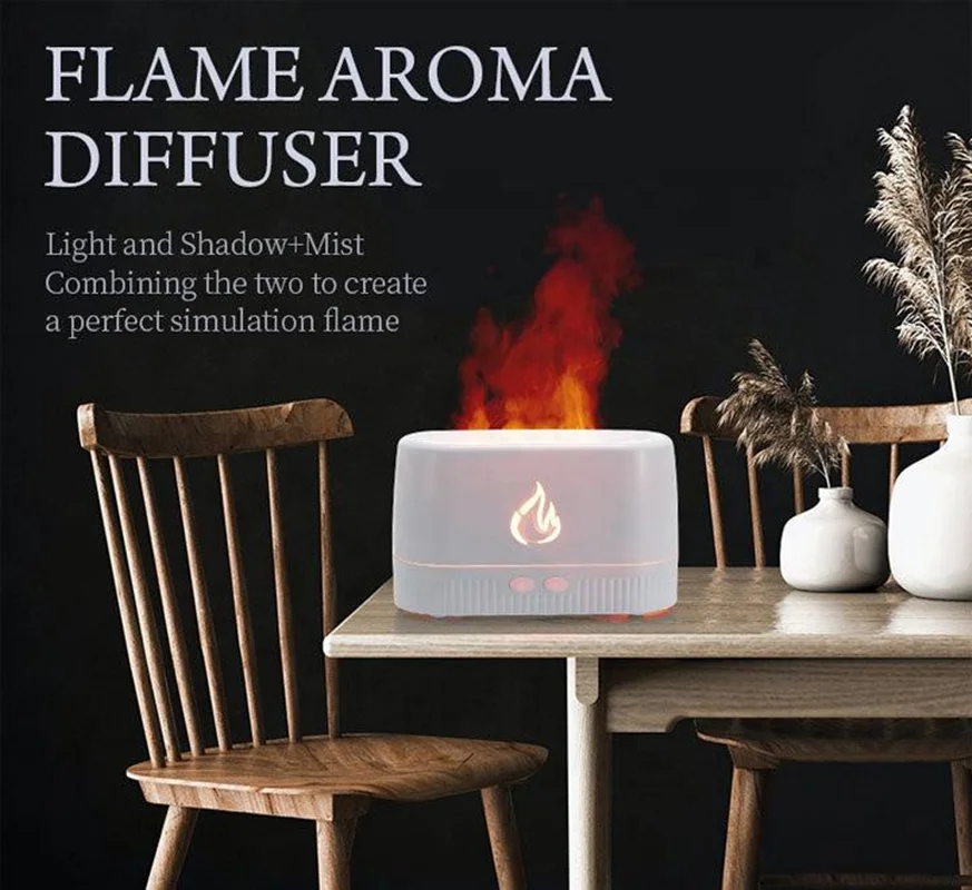 بخور سرد مدل شعله aroma flame difuser