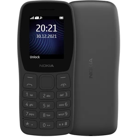 گوشی موبایل nokia 105 4g 2022 با کد رجیستر و گارانتی