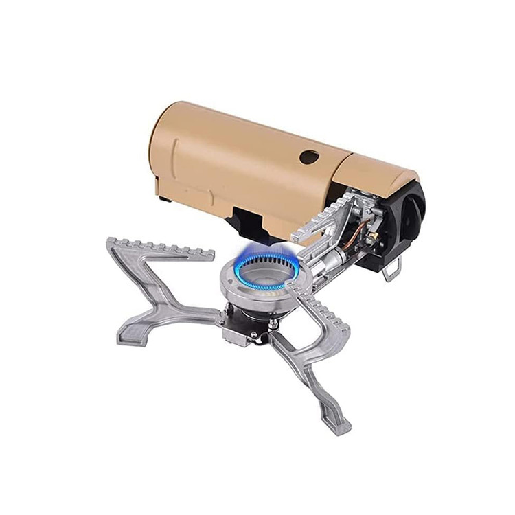 اجاق گاز مسافرتی تاشو کاملاً فلزی PORTABLE CASSETTE STOVE – کیفیت A++، فندک سرخ‌خود، جمع‌وجور و حرفه‌ای