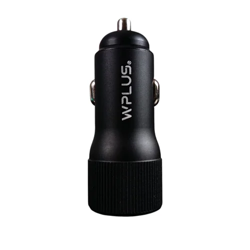 شارژر فندکی فلزی دو پورت ۲۰ وات WPLUS
