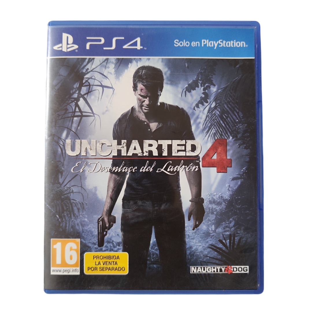 دیسک بازی کارکرده UNCHARTED 4 مناسب پلی استیشن ۴ و ۵ در حد نو بدون خط و خش