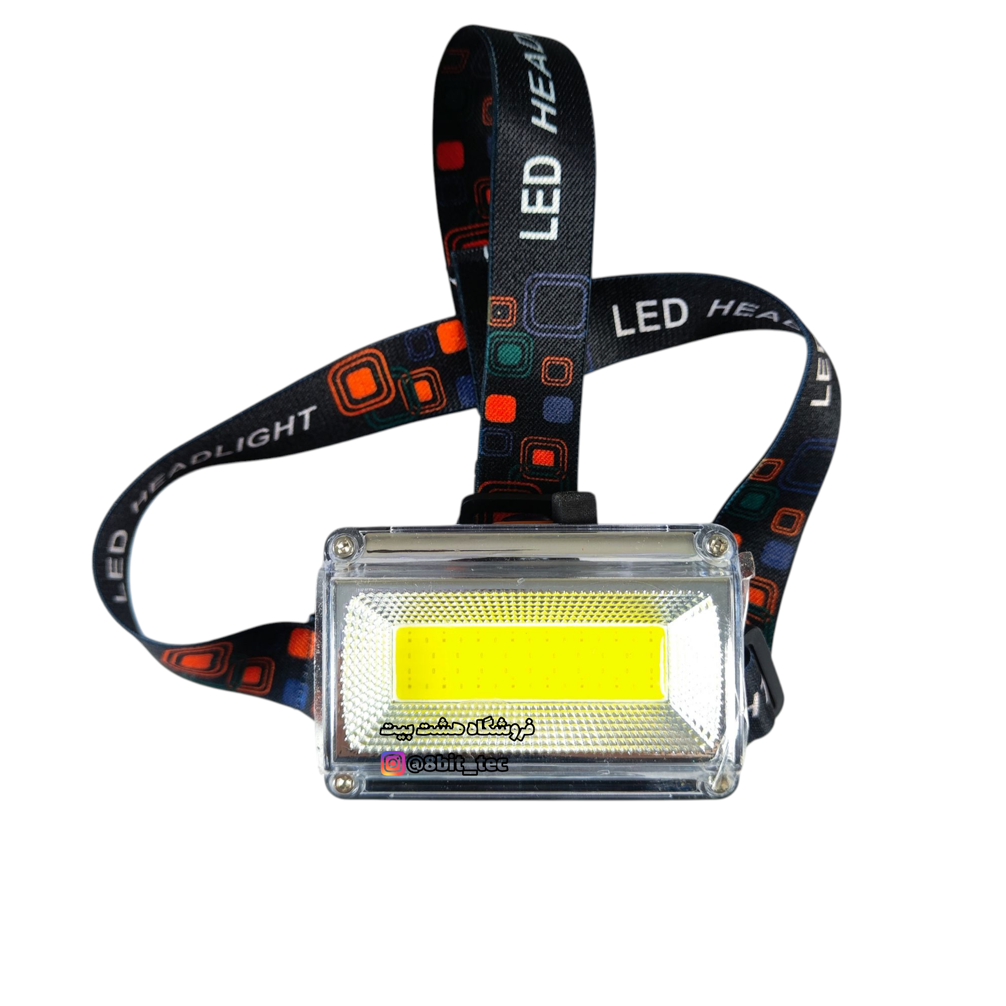 چراغ پیشانی شارژی مدل 6653 – نور COB سفید + قرمز + سبز | مناسب کمپینگ، کوهنوردی و کار حرفه‌ای