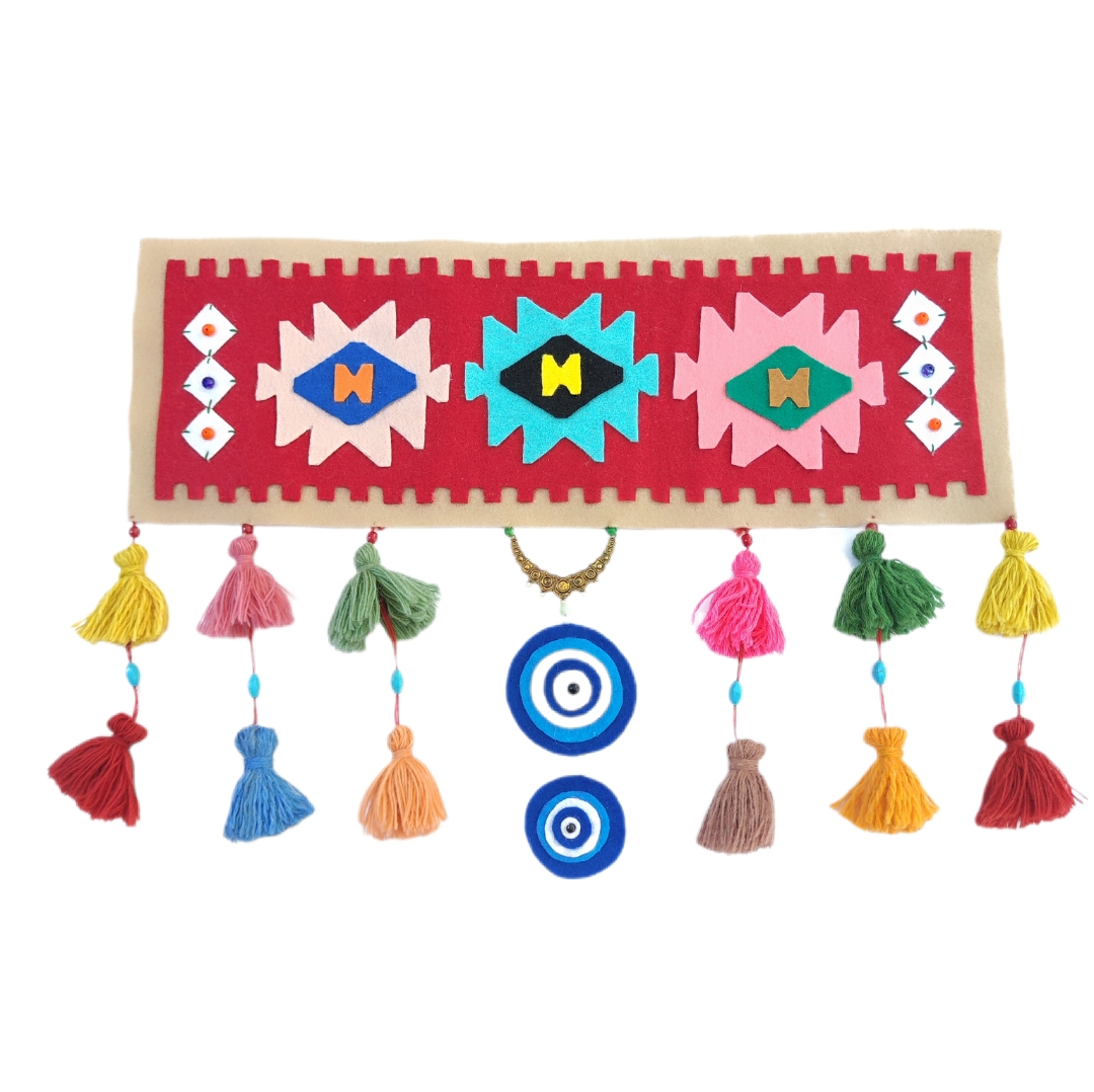 دکوراتیو نمدی طرح گلیم چشم نظر