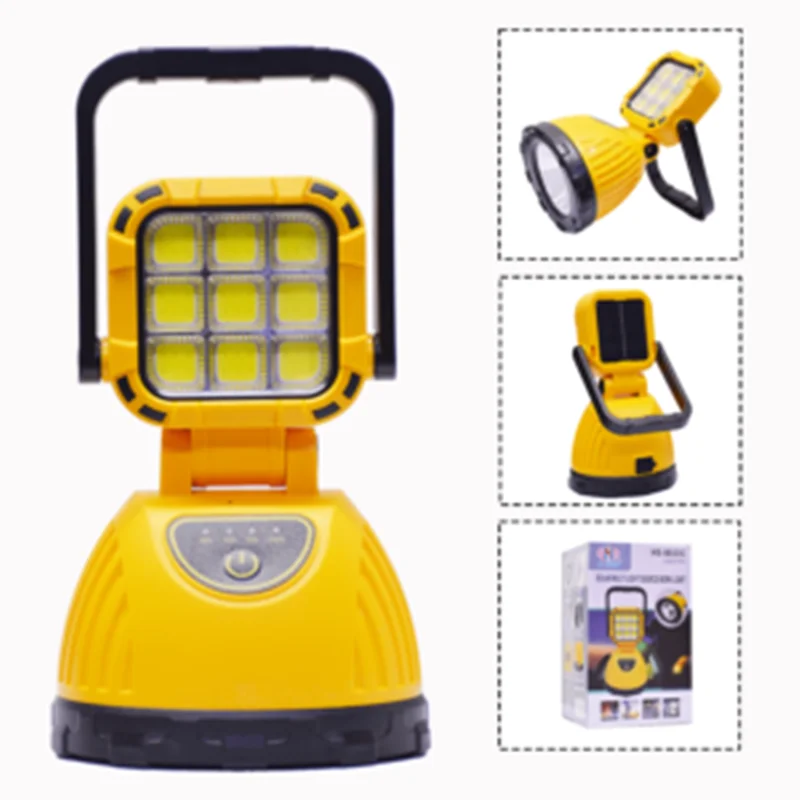 چراغ شارژی و خورشیدی کمپینگ مدل HS-8033C